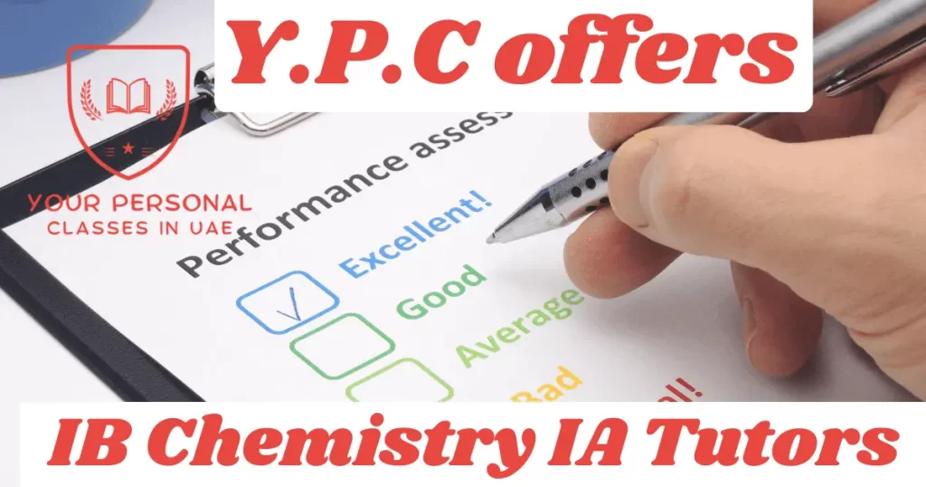 IB Chemistry IA Tutors